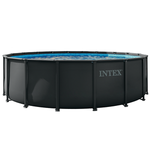 Piscina Rotonda INTEX 26334 con Telaio in Acciaio da 6,1 m x 1,2 m per Intrattenimento Familiare all'Aperto - Product Image 1