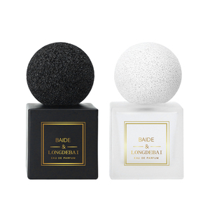 Luxury 50ml Square Female <b>Perfume</b> Glass <b>Bottles</b> with Pink Volcanic Rock Lid 30ml 100ml Clear Empty Ladies' <b>Perfume</b> <b>Bottles</b> - Product Image 5