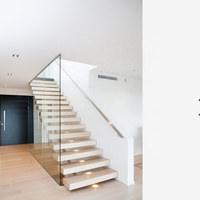 Escalier flottant contemporain, prix de l'escalier flottant moderne
