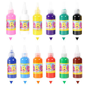 60ml Pigment Graffiti pour enfants 12 couleurs peinture au doigt <span class=keywords><strong>maternelle</strong></span> lavable - Product Image 5