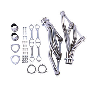 Collecteurs en céramique Target, tuyau en acier inoxydable, compatible avec Chevy 265-400 SBC Gen I <span class=keywords><strong>V8</strong></span> Monte Malibu <span class=keywords><strong>Camaro</strong></span> Caprice - Product Image 6