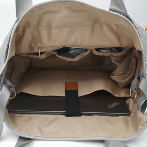 Mochila Pañalera para Mamá, Bolso de Mano para Mamá y Bebé, Bolso de Lona para <span class=keywords><strong>Playa</strong></span> y Pañales - Product Image 5