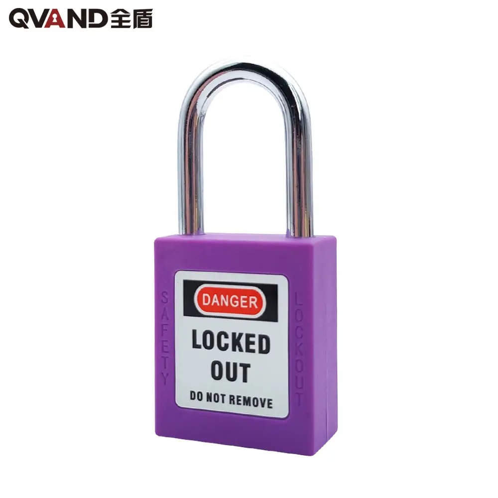 QVAND 38mm Safety padlock with same key best price padlocks factory for lockout tagout lock red
