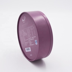 Scatola di Latta Rotonda per <span class=keywords><strong>Biscotti</strong></span> e Dolci, Personalizzabile, in Latta da 0,23mm per Alimenti, con Vernice Lucida e Goffratura per Confezionamento di Caramelle e Cioccolato - Product Image 4