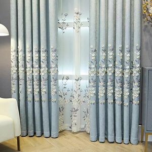 <span class=keywords><strong>Rideaux</strong></span> occultants à 80% avec oiseaux brodés <span class=keywords><strong>pour</strong></span> salon, chambre à coucher, salle à manger, <span class=keywords><strong>rideaux</strong></span> et draperies, tissu <span class=keywords><strong>de</strong></span> rideau <span class=keywords><strong>haut</strong></span> <span class=keywords><strong>de</strong></span> <span class=keywords><strong>gamme</strong></span> - Product Image 6