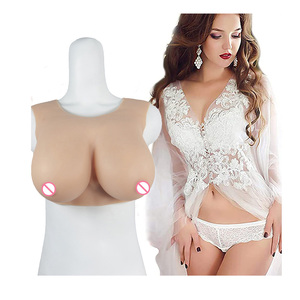 Prótesis de Senos de Silicona Realistas para Hombre a Mujer, Copa Grande, para Transgénero, Forma de Seno Sexy - Product Image 1