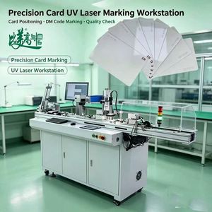 Máquina de Marcado Láser para Tarjetas de Membresía Universitarias con Soporte para Marcado de Trazabilidad GS1 y Escritura Automática de Datos RFID - Product Image 1