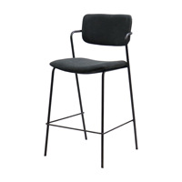 Tabouret de bar moderne personnalisé à hauteur de comptoir avec repose-pieds pour repas en extérieur
