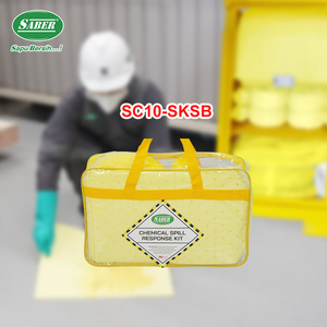 Portable SABER Chemical Spill Kit SC10-SK/SB 10 Liter with Soft Bag for Grab and Go Field Service Response - Product Image 2