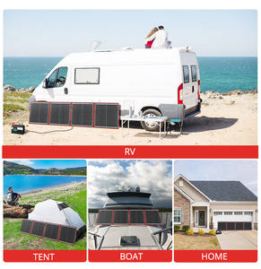 DOKIO 18V <span class=keywords><strong>150W</strong></span> Solarpanel Monokristallin Ladegerät 12V Tragbares Faltbares Solarpanel <span class=keywords><strong>China</strong></span> für Boote/Outdoor-Camping/Auto/Wohnmobil - Product Image 3