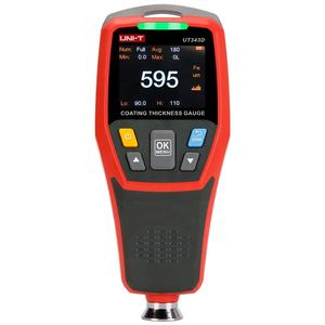 UT343D เครื่องวัดความหนาผิวเคลือบ0.1<span class=keywords><strong>ไมครอน</strong></span>/0-1250um เครื่องทดสอบความหนาของฟิล์มสีรถยนต์เพื่อวัดเครื่องมือสี FE/NFE - Product Image 2