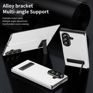 2025 nouveau Premium dur PC Litchi motif PU cuir support de support coque de téléphone pour Samsung Galaxy <span class=keywords><strong>Z</strong></span> Fold 7 6 5 <span class=keywords><strong>4</strong></span> 3 - Product Image 3