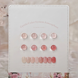 AILANUO 15ml 8 colores en polvo Jade Fat Nail Polish Gel series, múltiples colores disponibles, proveedor de gel de esmalte de uñas - Product Image 2