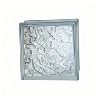 Meilleur prix pour blocs de verre givré en cristal, blocs isolants thermiques creux pour salle de bain moderne