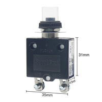 Disjoncteur manuel à réinitialisation KUOYUH série 98, 10A-50A, 250V, protection thermique contre les surcharges pour moteur/compresseur/pompe