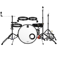 Batterie de percussions Beatello JBK 5 pièces pleine taille en métal à très basse fréquence, kit portable pour professionnels et musique en extérieur