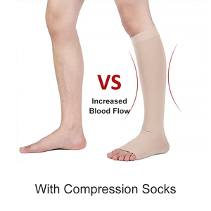 Bas <span class=keywords><strong>de</strong></span> <span class=keywords><strong>compression</strong></span> médical anti-embolie pour voyage et vol, 23-32 mmHg - Product Image 5
