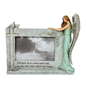 Cadre Photo en polyrésine avec ailes d'ange 4x6 en mémoire de dieu vous a appelé à la maison ange cauchemar - Product Image 1
