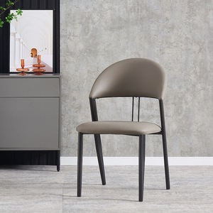 44x49x89cm gambe in acciaio al carbonio Super <span class=keywords><strong>classici</strong></span> <span class=keywords><strong>italiani</strong></span> Design minimalista in metallo celebrità Internet sedia da pranzo - Product Image 4