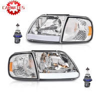 Feux de position latéraux à LED fumés pour Ford F150 Expedition 1997-2004, finition noire