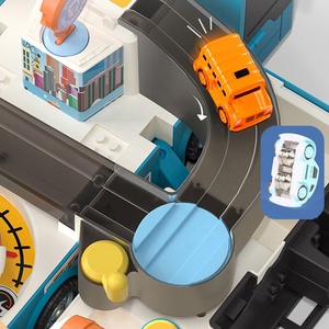 Nouveau jouet éducatif multifonction déformation bus simulation de conduite voiture fente jouet aventure pistes enfants transformant bus jouets - Product Image 5