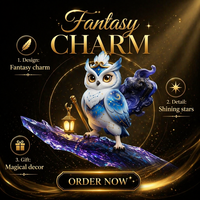 Weimeitoy Figurine d'art personnalisée en PVC et ABS, Hibou céleste, Figurine d'anime, Statue fantastique, Échelle 1/12, Prévente, Faible MOQ, Design de figurine animale de bureau