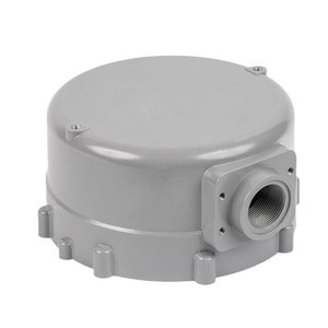 Circular Equipment Housing Aluminum Alloy Die Casting Junction Box Instrument Enclosure High Pressure Casting Machining - Product Image 5