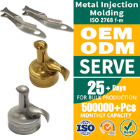 Cuillères décoratives en acier inoxydable SUS 304, composants moulés par injection de précision, fabrication OEM, pour usage domestique et industriel