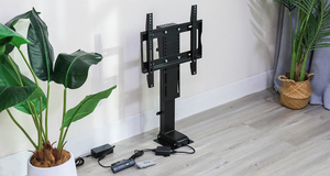 حامل تلفزيون أرضي ذكي قابل لتعديل الارتفاع بتحكم عن بعد ومحرك كهربائي للمنزل، الأكثر مبيعًا لعام 2025 - Product Image 5