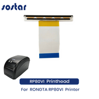Kepala Printer RP80VI Baru untuk Printer Thermal Rongta, Kepala Cetak Barcode, Kualitas Unggulan, Suku Cadang Printer, Pengembangan Sendiri