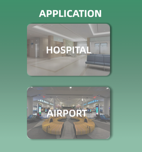 Chaises d'attente modernes à trois places en acier inoxydable avec assise confortable en éponge pour les salles d'attente des hôpitaux, des aéroports et des hôtels - Product Image 6