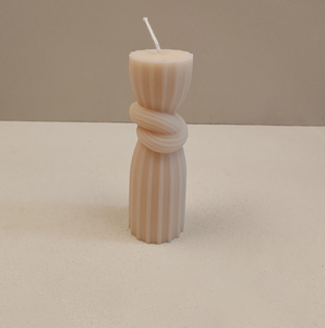 Bougies cylindriques en forme de bougie de noeud parfum de maison décor d'hôtel décoration d'art - Product Image 6