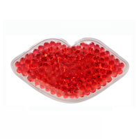 Compresse froide en gel souple en forme de lèvres multicolores à action rapide CE pour la récupération post-interventionnelle et le soulagement des gonflements