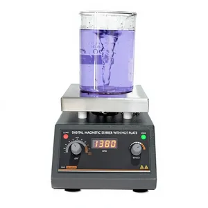Agitateur magnétique numérique MAYALAB MDMS54 avec plaque chauffante, 1380 tr/min, température 350°C, puissance 2kW, équipement de laboratoire pour le mélange et le chauffage chimiques - Product Image 4