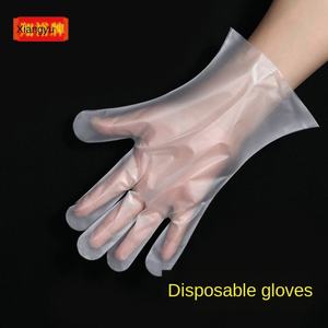 Gants en plastique CPE jetables, biodégradables à 100%, transparents, imperméables, de qualité alimentaire, pour usage domestique, à usage unique - Product Image 4
