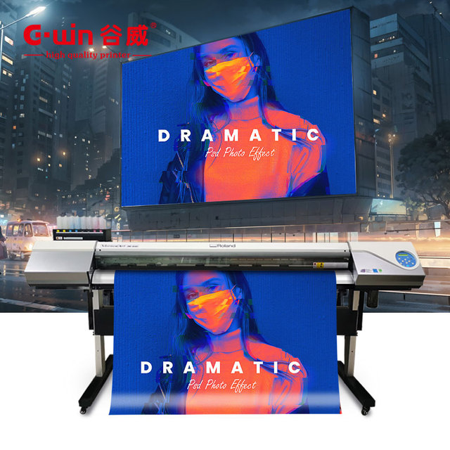Roland Printer Used RE640 Solvent Printing Machine Car Wrap Eco Solvent Inkjet Printer Canvas Printer on Sale