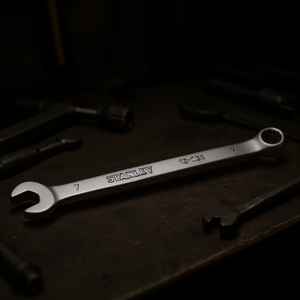 Clé combinée Stanley 7 mm à embout ouvert et à embout fermé pour réparation mécanique - Product Image 3