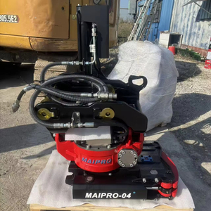 Moteur de grappin hydraulique inclinable robuste pour excavatrice de 5 à 8 tonnes, rotation à 360°, inclinaison à 45°, pour la découpe de ferraille en acier - Product Image 3