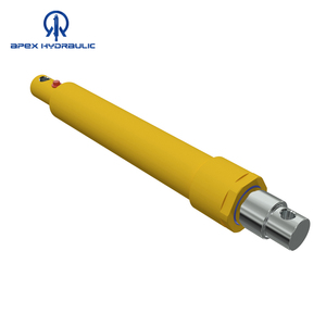 Cylindre hydraulique personnalisé pour charrue à neige avec intégration de système de nivellement automatique, levage à simple action et course de 1 m - Product Image 1