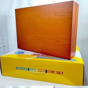 Chiyuan 174pcs Art Set Watercolor Paint Pen Crayon Wooden Box Painting <b>Kit</b> For Kids <b>School</b> Use - Product Image 4