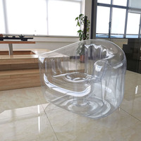 Meubles modernes gonflables en PVC de style moderne Meubles de salon Air Sofa Chair Set pour le salon