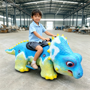 Coche Eléctrico <span class=keywords><strong>de</strong></span> <span class=keywords><strong>Dinosaurio</strong></span> para Parque <span class=keywords><strong>de</strong></span> Atracciones, <span class=keywords><strong>Dinosaurio</strong></span> Andador <span class=keywords><strong>de</strong></span> Dibujos Animados para Niños y Padres, Ideal para Lugares Turísticos - Product Image 4