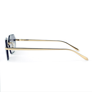 Kính mát không gọng Sifier bán buôn nam nữ, gọng kim loại, tròng nylon, kiểu dáng thời trang hình chữ nhật - Product Image 3