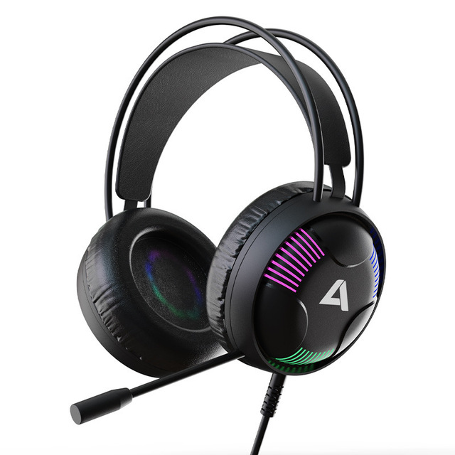 Acestek AH11 Over-ear Wired Gaming Headphones Spiderman Logo Active Noise Cancellation (ANC) 2.1m Cord 7.1USB for