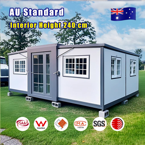 Offre Spéciale – Maison Conteneur Extensible Portable Étanche Standard AU, Préfabriquée, Mobile, Compacte, 20ft 40ft, avec Isolation Murale Extérieure - Product Image 1