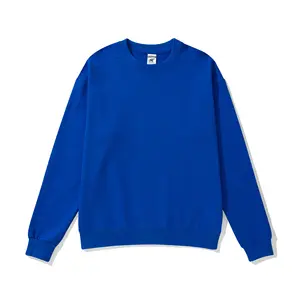 Пуловер с логотипом на заказ, свитшот с длинным рукавом, 488 г/кв. М, тяжелый свитшот из 100% хлопка для мужчин и женщин