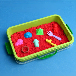Table <span class=keywords><strong>à</strong></span> <span class=keywords><strong>sable</strong></span> rectangulaire sur le thème de l'espace pour enfants, boîte de rangement en <span class=keywords><strong>plastique</strong></span> épaissi <span class=keywords><strong>avec</strong></span> <span class=keywords><strong>couvercle</strong></span>, plateau portable <span class=keywords><strong>avec</strong></span> poignée, capacité de 2 L, nouveau modèle - Product Image 4