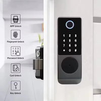 Serrure de porte étanche à empreinte digitale serrure à cylindre numérique APP serrure de jante électrique pour système de contrôle d'accès de porte de porte