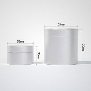 Eco-Friendly Aluminum Jar Tin <b>Container</b> for Tooth <b>Tablets</b> Packaging 120ml Metal Jar with Double Wall Cap - Product Image 4