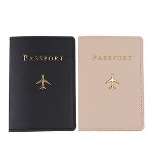 Passaporto d'imbarco per aeroplano in pelle sintetica colorato creativo carino porta passaporto da viaggio per donna uomo - Product Image 6